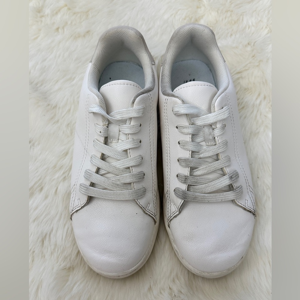 H&M‎ white leather sneakers